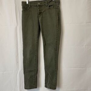 Olive Green Skinny Jeans